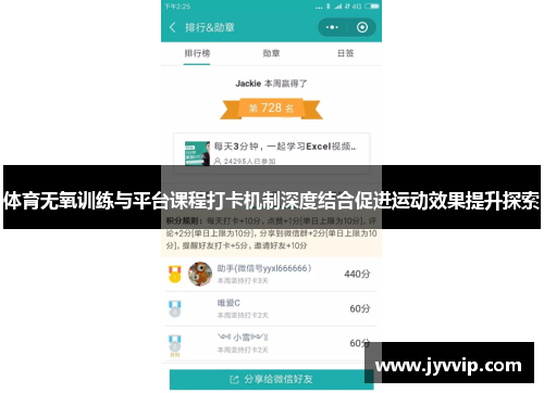 体育无氧训练与平台课程打卡机制深度结合促进运动效果提升探索